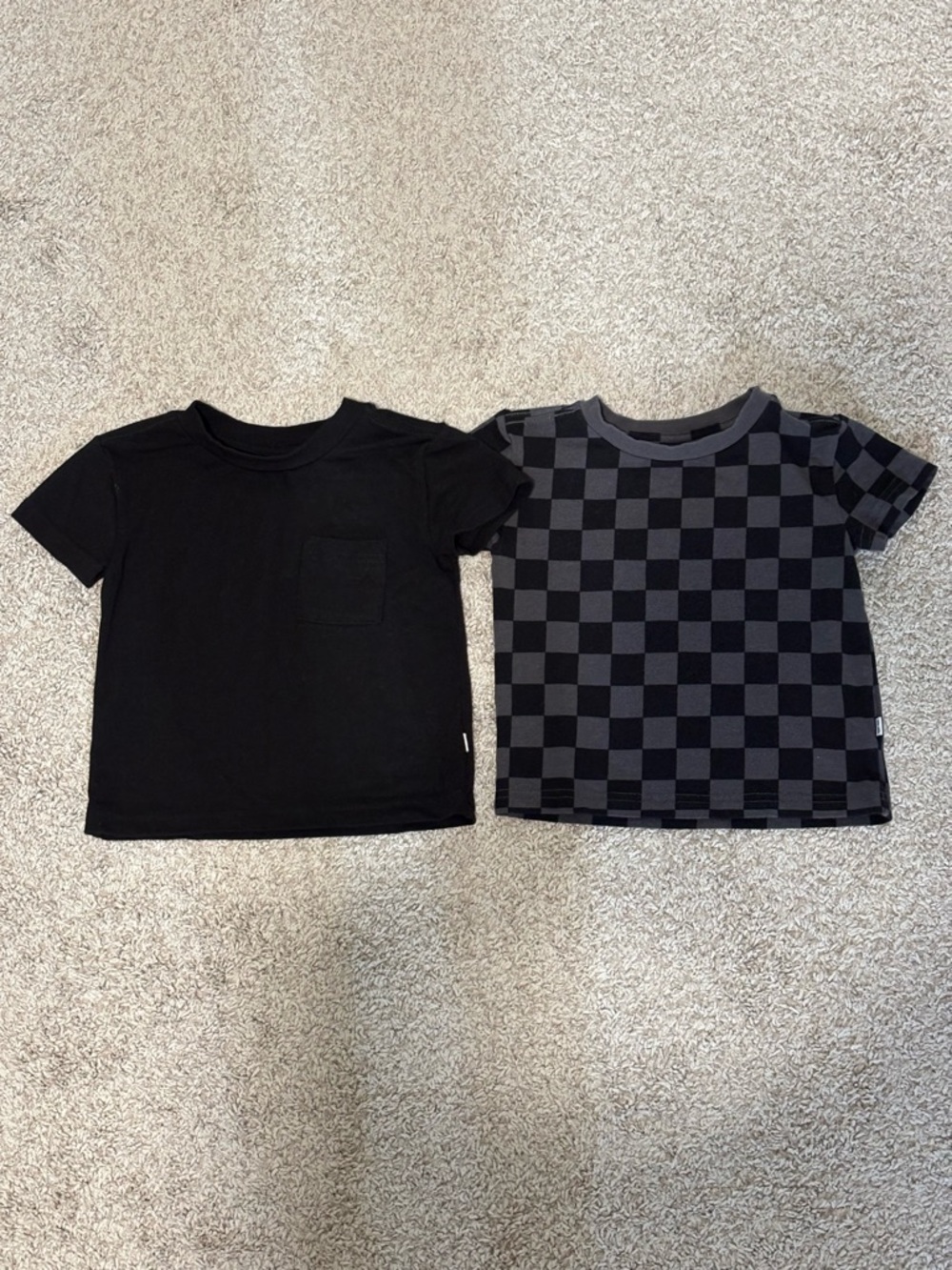 Little Sleepies Short Sleeve Tee 12-18 months. Set of 2